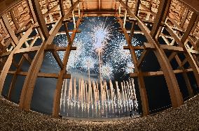 Fireworks at Osaka expo