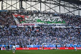 Ligue 1 Olympique de Marseille fans cheer for Gaza - FA