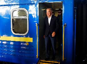 Canadian PM Carney Visits Ukraine For The Independence Day - Kyiv