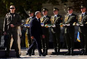 Canadian PM Carney Visits Ukraine For The Independence Day - Kyiv