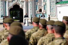 Canadian PM Carney Visits Ukraine For The Independence Day - Kyiv