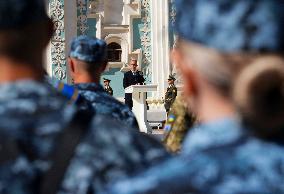 Canadian PM Carney Visits Ukraine For The Independence Day - Kyiv