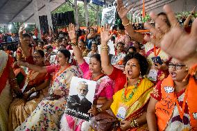 Narendra Modi Holds A Rally To Attack Trinamool Congress - India
