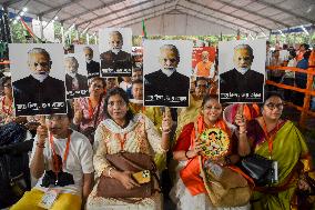 Narendra Modi Holds A Rally To Attack Trinamool Congress - India