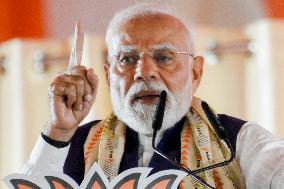 Narendra Modi Holds A Rally To Attack Trinamool Congress - India