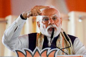 Narendra Modi Holds A Rally To Attack Trinamool Congress - India