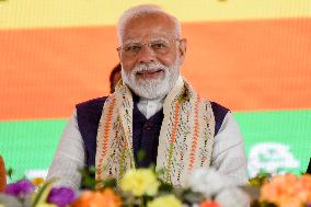 Narendra Modi Holds A Rally To Attack Trinamool Congress - India