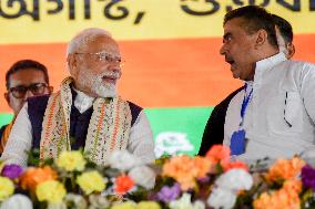 Narendra Modi Holds A Rally To Attack Trinamool Congress - India