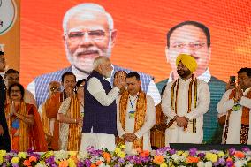 Narendra Modi Holds A Rally To Attack Trinamool Congress - India