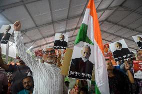 Narendra Modi Holds A Rally To Attack Trinamool Congress - India