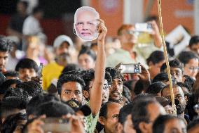 Narendra Modi Holds A Rally To Attack Trinamool Congress - India