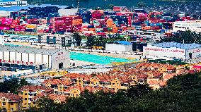 Shandong Free Trade Zone Qingdao Area Container Production Plant