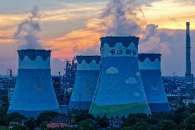 Meishan Iron and Steel Thermal Power Plant in Nanjing