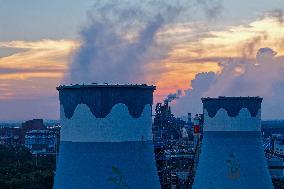 Meishan Iron and Steel Thermal Power Plant in Nanjing
