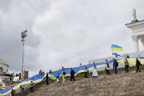 United for Ukraine - Ukrainan kansallispäivän tapahtuma Senaatintorilla