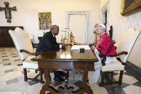 Pope Leo Xiv Receiving President Of Seychelles - Vatican