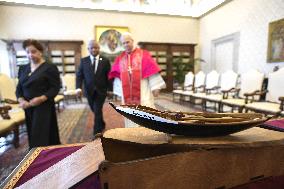 Pope Leo Xiv Receiving President Of Seychelles - Vatican