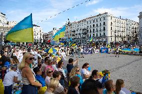 Ukrainian Independence Day in Madrid - Spain