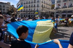Ukrainian Independence Day in Madrid - Spain