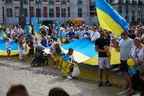 Ukrainian Independence Day in Madrid - Spain