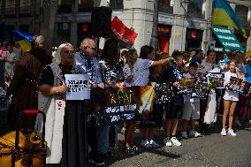 Ukrainian Independence Day in Madrid - Spain