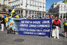Ukrainian Independence Day in Madrid - Spain