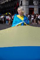 Ukrainian Independence Day in Madrid - Spain
