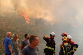 Fire in Zamora Remains Active - Spain