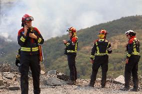 Fire in Zamora Remains Active - Spain