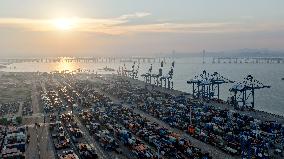 Quanzhou Port Shihu Port Area Container Trade