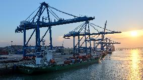 Quanzhou Port Shihu Port Area Container Trade