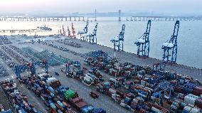 Quanzhou Port Shihu Port Area Container Trade