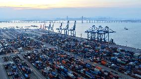 Quanzhou Port Shihu Port Area Container Trade