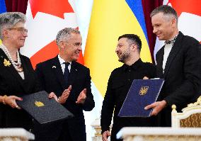 Mark Carney Visit To Ukraine