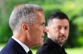 Mark Carney Visit To Ukraine