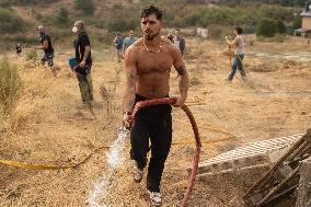 Wildfires Drive Evacuations in Leon