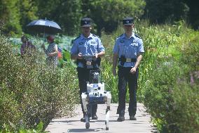 Intelligent Robot Police Dog