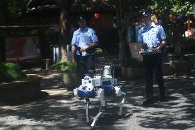 Intelligent Robot Police Dog