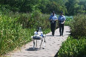 Intelligent Robot Police Dog