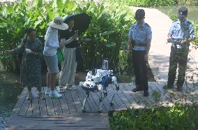 Intelligent Robot Police Dog