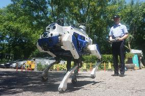 Intelligent Robot Police Dog