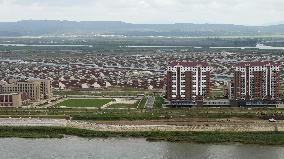 Greenhouse farm in North Korea