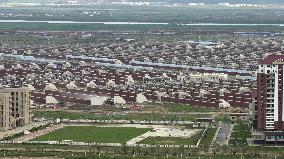 Greenhouse farm in North Korea