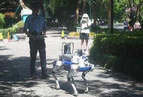 Intelligent Robot Police Dog