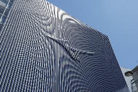 Mizuno signboard and logo