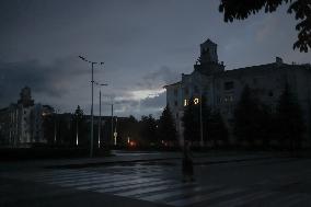 No Electricity in Kramatorsk After The Russian Attack - Ukraine