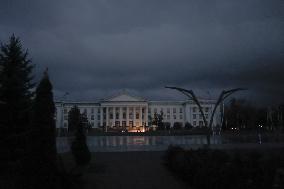 No Electricity in Kramatorsk After The Russian Attack - Ukraine