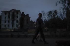 No Electricity in Kramatorsk After The Russian Attack - Ukraine