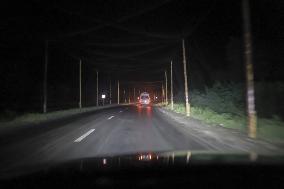 No Electricity in Kramatorsk After The Russian Attack - Ukraine