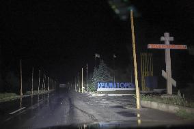 No Electricity in Kramatorsk After The Russian Attack - Ukraine